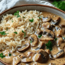 Stroganoff de Champignons &amp; Riz Complet-image
